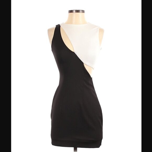 Lovers + Friends x Monica Rose Westville Mini Dress XS Cut Out Revolve Party - Picture 3 of 13